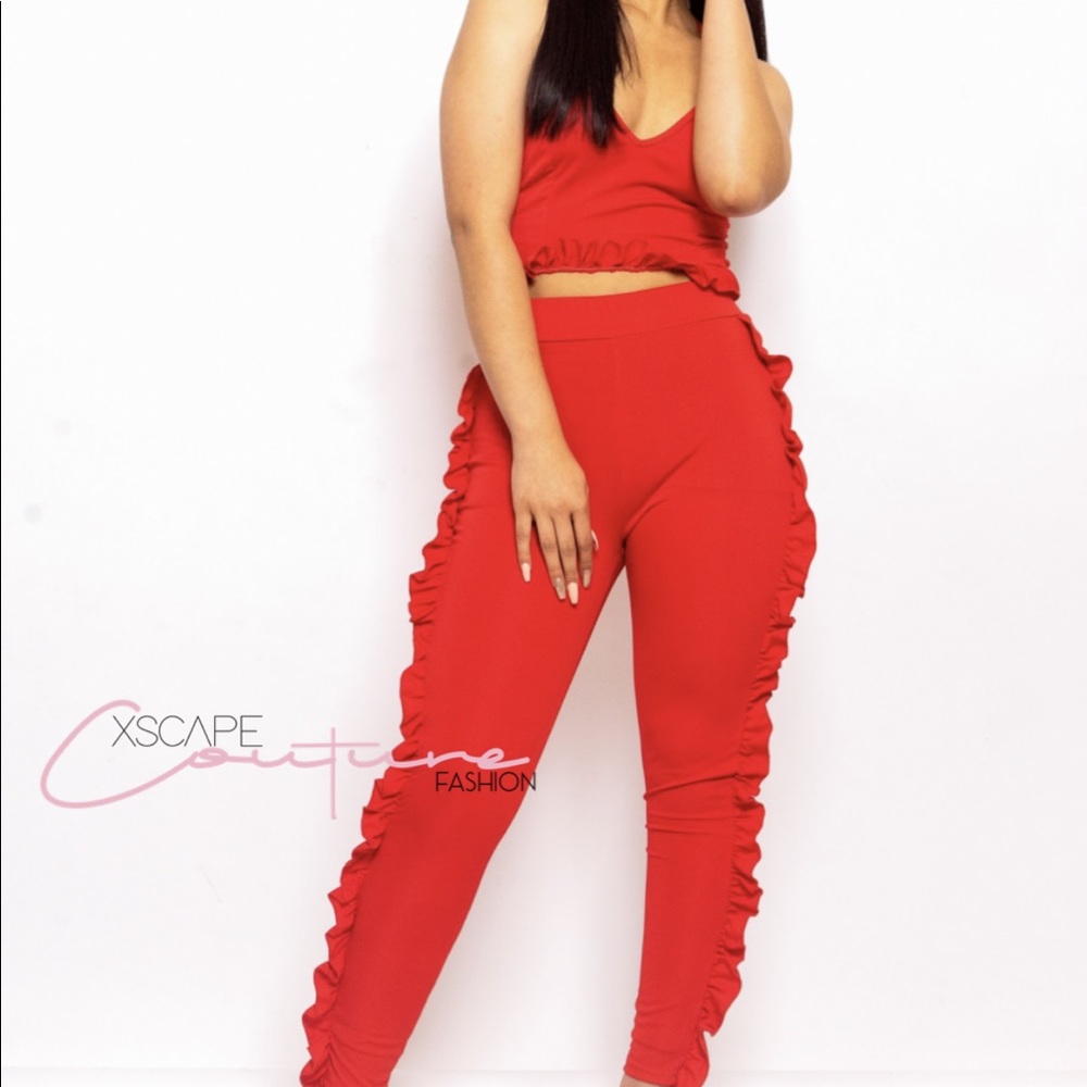Red two piece set